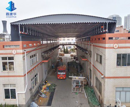 門頭溝廠房懸空雨棚